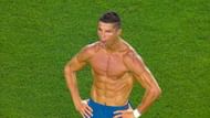 Ronaldo celebrated in iconic style after a great goal against Barcelona